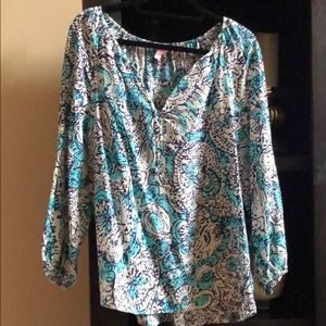 Lilly Pulitzer silk blouse